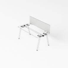 Strike Экран настольный фронтальный меламиновый 1600х18х400 UDSMFS160 крепеж белый Strike